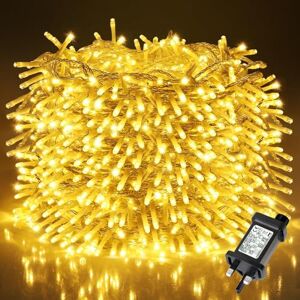 LEDYA 300 LED String Lights Mains Powered, 30M/98.4ft Warm White Fairy Lights Outdoor Indoor, Waterproof with 8 Modes for Bedroom Garden Wedding Window Decoration LEDYA 300 LED String Lights Mains Powered, 30M/98.4ft Warm White Fairy Lights Outdoor Indoor, Waterproof with 8 Modes for Bedroom Garden Wedding Window Decoration