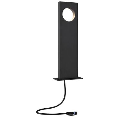 Paulmann Plug & Shine Ivo Bollard Light LED, Grey Paulmann Plug & Shine Ivo Bollard Light LED, Grey