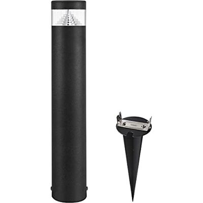 Long Life Lamp Company Modern LED Bollard Post Ground Spike Light Outdoor Garden Pathway Lighting Cool White Stainless Steel Black Finish ZLC301CW Long Life Lamp Company Modern LED Bollard Post Ground Spike Light Outdoor Garden Pathway Lighting Cool White Stainless Steel Black Finish ZLC301CW