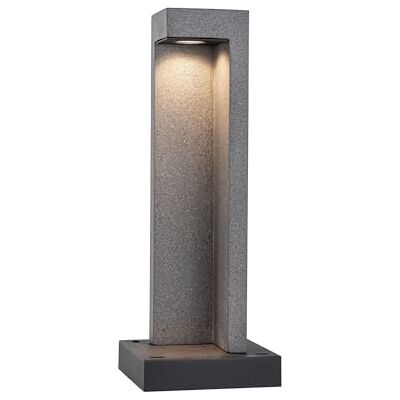 Paulmann 94501 Concrea LED outdoor luminaire bollard IP44 incl. 1x6.8 watt bollard light black sandstone garden lighting concrete 3000 K Paulmann 94501 Concrea LED outdoor luminaire bollard IP44 incl. 1x6.8 watt bollard light black sandstone garden lighting concrete 3000 K