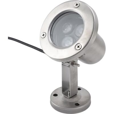 DAUZ Submersible Spotlight, Pond Light 3W LED for Pool (Warm White) DAUZ Submersible Spotlight, Pond Light 3W LED for Pool (Warm White)