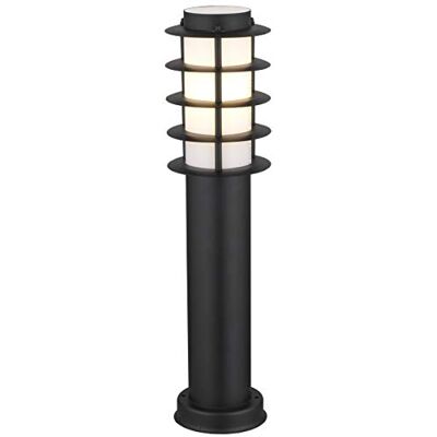 Long Life Lamp Company Modern Outdoor Bollard Light Garden Pathway Contemporary Lamp Post Black Opaque Diffuser E27 IP44 ZLC309B Long Life Lamp Company Modern Outdoor Bollard Light Garden Pathway Contemporary Lamp Post Black Opaque Diffuser E27 IP44 ZLC309B