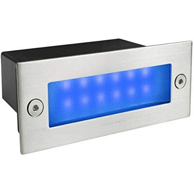 Long Life Lamp Company Mini 1.5w LED Outdoor Brick Light Step Light Blue IP44 Recessed Wall Light ZLC094BL Long Life Lamp Company Mini 1.5w LED Outdoor Brick Light Step Light Blue IP44 Recessed Wall Light ZLC094BL
