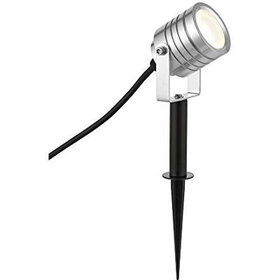 Saxby Lighting Saxby 78635 Luminatra Silver IP65 Outdoor 4W Cool White LED Spike Light Saxby Lighting Saxby 78635 Luminatra Silver IP65 Outdoor 4W Cool White LED Spike Light