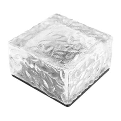 NONDK Outdoor Waterproof Solar Lights Led Ice Brick Lamp Stair Step Paver Lamp Yard Patio Lawn Garden Decoration Light F NONDK Outdoor Waterproof Solar Lights Led Ice Brick Lamp Stair Step Paver Lamp Yard Patio Lawn Garden Decoration Light F