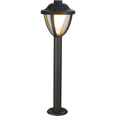 Long Life Lamp Company LED Bollard Light Outdoor Garden Pathway Lantern Lamp Post Black Finish 12w Warm White ZLC359BWW Long Life Lamp Company LED Bollard Light Outdoor Garden Pathway Lantern Lamp Post Black Finish 12w Warm White ZLC359BWW