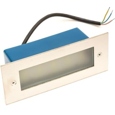No Nonsense Products LED Outdoor Small Brick Light White Recessed Waterproof IP65 Garden Patio Step Wall Night Lights Stainless Steel (Warm White) No Nonsense Products LED Outdoor Small Brick Light White Recessed Waterproof IP65 Garden Patio Step Wall Night Lights Stainless Steel (Warm White)