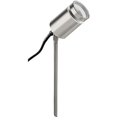 Long Life Lamp Company Garden Outdoor Spike Light Stainless Steel Clear Diffuser IP65 Ground Pathway Lighting GU10 ZLC352F Long Life Lamp Company Garden Outdoor Spike Light Stainless Steel Clear Diffuser IP65 Ground Pathway Lighting GU10 ZLC352F