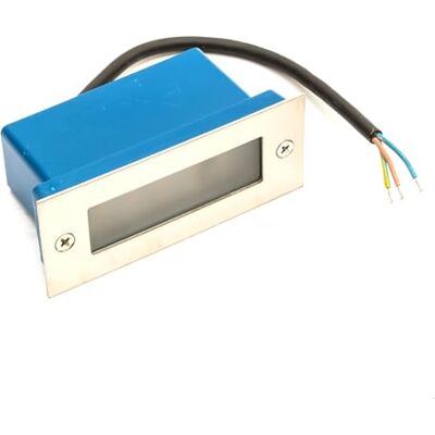 No Nonsense Products LED Outdoor Mini Brick Light White 11x4.5cm Recessed Garden Patio Step Wall Night Lights Waterproof IP65 Stainless Steel (Warm White) No Nonsense Products LED Outdoor Mini Brick Light White 11x4.5cm Recessed Garden Patio Step Wall Night Lights Waterproof IP65 Stainless Steel (Warm White)