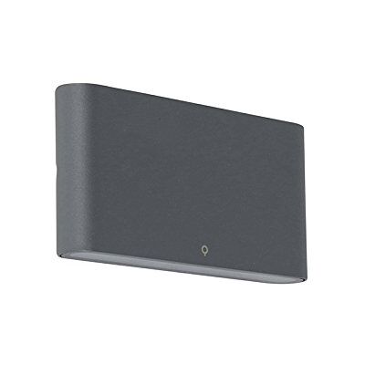 QAZQA Modern Wall Light - IP65 Waterproof LED - Dark Gray QAZQA Modern Wall Light - IP65 Waterproof LED - Dark Gray