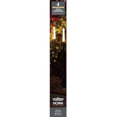 NOMA - Frosted Shade Border - Black - Outdoor stake lights NOMA - Frosted Shade Border - Black - Outdoor stake lights