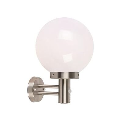QAZQA Steel Modern Outdoor Wall Light with Motion Sensor - 38cm QAZQA Steel Modern Outdoor Wall Light with Motion Sensor - 38cm
