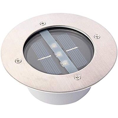 Yosoo Weatherproof Stainless Steel Outdoor Solar Power LED In Ground Bulbs Light Lamp Decking Buried Lamp Brick Lights Path Way Garden Under Ground Deck Yard Patio Landscape Decoration Step Solar Lights (1 Pcs, Warm White) Yosoo Weatherproof Stainless Steel Outdoor Solar Power LED In Ground Bulbs Light Lamp Decking Buried Lamp Brick Lights Path Way Garden Under Ground Deck Yard Patio Landscape Decoration Step Solar Lights (1 Pcs, Warm White)