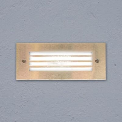 No Nonsense Products LED Outdoor Small Brick Light Bright White Recessed Grill Style 17x7x5.5cm Garden Patio Step Wall Pathway Night Lights No Nonsense Products LED Outdoor Small Brick Light Bright White Recessed Grill Style 17x7x5.5cm Garden Patio Step Wall Pathway Night Lights