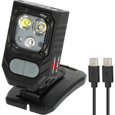 Brennenstuhl Rechargeable LED Work Lamp CL 600 MA (600lm, IP54, 6 Light Modes, LED Torch with Magnetic Base and 360° Swivel Joint, Robust Aluminium housing, max. 39h Light Duration, USB C) Brennenstuhl Rechargeable LED Work Lamp CL 600 MA (600lm, IP54, 6 Light Modes, LED Torch with Magnetic Base and 360° Swivel Joint, Robust Aluminium housing, max. 39h Light Duration, USB C)
