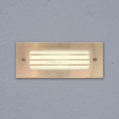 No Nonsense Products LED Outdoor Small Brick Light White Recessed Grill Style 17x7x5.5cm Garden Patio Step Wall Pathway Night Lights (Warm White) No Nonsense Products LED Outdoor Small Brick Light White Recessed Grill Style 17x7x5.5cm Garden Patio Step Wall Pathway Night Lights (Warm White)