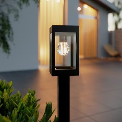 Banham - Banham Solar Outdoor Bollard Light - Black Banham - Banham Solar Outdoor Bollard Light - Black