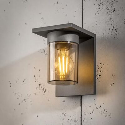 CGC Lighting - EU - Dark Gray - E27 18W - Outdoor Wall Light CGC Lighting - EU - Dark Gray - E27 18W - Outdoor Wall Light