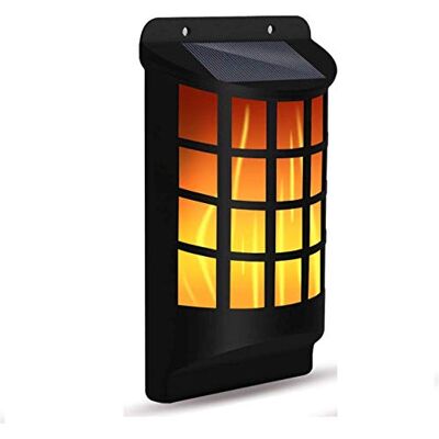 Solalite Solar Wall Lights, LED Torch with Flickering Flame 60 LED Waterproof Outdoor Solar Lamp for Garden, Landscape, Halloween Pathway, Patio, Balcony Deck Yard (1 Pack) Solalite Solar Wall Lights, LED Torch with Flickering Flame 60 LED Waterproof Outdoor Solar Lamp for Garden, Landscape, Halloween Pathway, Patio, Balcony Deck Yard (1 Pack)