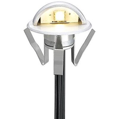 CHNXU 1 x Led Deck Lights Eyelid Stair Lights Recessed Outdoor Waterproof IP65 Low Voltage 12v 35mm Decking Lights Warm White CHNXU 1 x Led Deck Lights Eyelid Stair Lights Recessed Outdoor Waterproof IP65 Low Voltage 12v 35mm Decking Lights Warm White