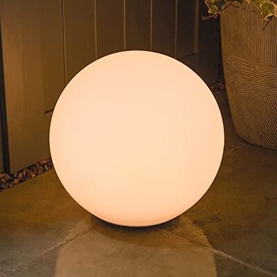 Solar Centre Shapelights® Indoor Outdoor USB Chargeable Solar Powered Colour Changing Mood Light Sphere 35cm Solar Centre Shapelights® Indoor Outdoor USB Chargeable Solar Powered Colour Changing Mood Light Sphere 35cm