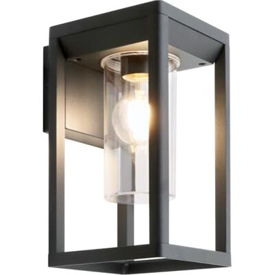 Long Life Lamp Company Outdoor Wall Light Lantern Clear Diffuser Garden Wall Lantern Rectangular Porch Light ZLC376 with LED 4w Warm Long Life Lamp Company Outdoor Wall Light Lantern Clear Diffuser Garden Wall Lantern Rectangular Porch Light ZLC376 with LED 4w Warm