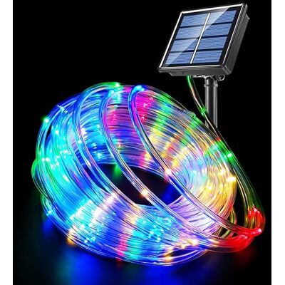 Clearhill Solar Rope Lights 10M/32ft Colorful 100LED 8 Modes Waterproof IP65 Outdoor Solar String Lights for Garden, Party, Home, Christmas, Halloween, Tree Decorations, Wedding, Holiday Lighting Clearhill Solar Rope Lights 10M/32ft Colorful 100LED 8 Modes Waterproof IP65 Outdoor Solar String Lights for Garden, Party, Home, Christmas, Halloween, Tree Decorations, Wedding, Holiday Lighting