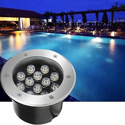 GUODDM Recessed Underwater Light Waterproof Pond Lights, Underwater LED Spot Light Recessed/Waterscape Light/Pool Light, IP68 100% Waterproof 12V Outdoor Pool Party Underwater Light GUODDM Recessed Underwater Light Waterproof Pond Lights, Underwater LED Spot Light Recessed/Waterscape Light/Pool Light, IP68 100% Waterproof 12V Outdoor Pool Party Underwater Light