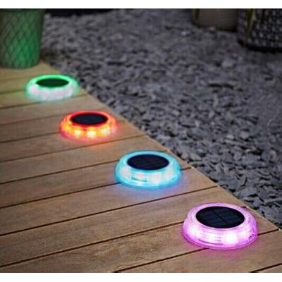 Garden Mile 4pk LED Solar Lights Outdoor Garden Stake decking Lights Garden Solar Lights Outdoor Waterproof for Pathway Lighting, Flowerbed Driveway Lights Durable led Outdoor Lights (Multi-Coloured) Garden Mile 4pk LED Solar Lights Outdoor Garden Stake decking Lights Garden Solar Lights Outdoor Waterproof for Pathway Lighting, Flowerbed Driveway Lights Durable led Outdoor Lights (Multi-Coloured)