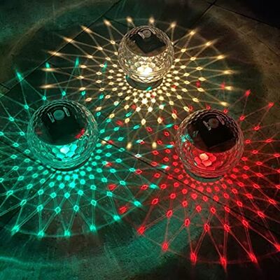 AVZYARDY Floating Pond Light Solar Magic Ball Floating Night Light Solar Pond Lights RGB Floating Underwater Disco Light Water Proof Floating Ball Lamp for Bath, Garden, Yard AVZYARDY Floating Pond Light Solar Magic Ball Floating Night Light Solar Pond Lights RGB Floating Underwater Disco Light Water Proof Floating Ball Lamp for Bath, Garden, Yard