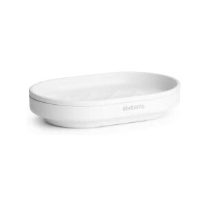 Brabantia Mindset Soap Dish Non-Slip Base Ribs Keep the Soap High & Dry Removable Inner Tray Corrosion Resistant Metal Bathroom Accessory Fresh White 12 x 8 cm Brabantia Mindset Soap Dish Non-Slip Base Ribs Keep the Soap High & Dry Removable Inner Tray Corrosion Resistant Metal Bathroom Accessory Fresh White 12 x 8 cm