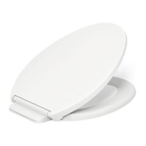 Kohler 27331-0 K-27331-0 Glissade ReadyLatch Quiet Close Elongated Toilet Seat, White Kohler 27331-0 K-27331-0 Glissade ReadyLatch Quiet Close Elongated Toilet Seat, White