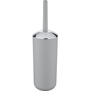 WENKO Brasil Toilet Brush Set, TPE, Grey, 10 x 10 x 37 cm WENKO Brasil Toilet Brush Set, TPE, Grey, 10 x 10 x 37 cm