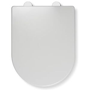 Croydex Varano Durable D Shaped Soft Close Toilet Seat with Anti-Bacterial Surface, Adjustable Hinges, Quick Release for Easy Cleaning Polypropylene D Shaped Toilet Seat, Top and Bottom Fix Croydex Varano Durable D Shaped Soft Close Toilet Seat with Anti-Bacterial Surface, Adjustable Hinges, Quick Release for Easy Cleaning Polypropylene D Shaped Toilet Seat, Top and Bottom Fix