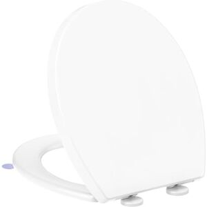 YEAUPE PRO Toilet Seat Soft Close Universal White Oval Quick Release Plastic Toulet Seat with Adjustable Fixing for Easy Cleaning, Heavy Duty Standard Bathroom WC Pan &Bowl Loo Cover 44.7 x 37.2 cm YEAUPE PRO Toilet Seat Soft Close Universal White Oval Quick Release Plastic Toulet Seat with Adjustable Fixing for Easy Cleaning, Heavy Duty Standard Bathroom WC Pan &Bowl Loo Cover 44.7 x 37.2 cm