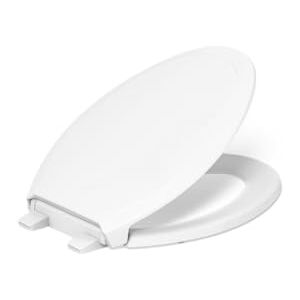Kohler 4734-RL-0 Rutledge READYLATCH Quiet Close Elongated Toilet SEAT, White Kohler 4734-RL-0 Rutledge READYLATCH Quiet Close Elongated Toilet SEAT, White