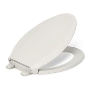 Kohler 4636-RL-47 Cachet READYLATCH Quiet Close Elongated Toilet SEAT, Almond Kohler 4636-RL-47 Cachet READYLATCH Quiet Close Elongated Toilet SEAT, Almond