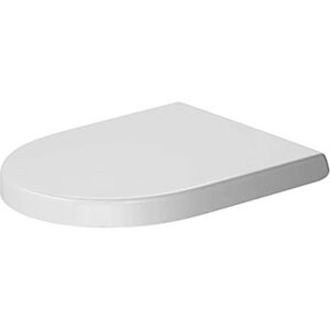 Duravit Toilet seat Starck 2/Darling New, Soft Close Toilet seat, Urea thermoset Toilet lid, Toilet Cover with Stainless Steel Hinges, White Duravit Toilet seat Starck 2/Darling New, Soft Close Toilet seat, Urea thermoset Toilet lid, Toilet Cover with Stainless Steel Hinges, White