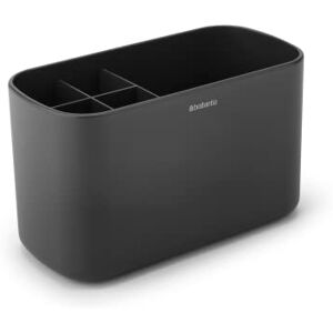 Brabantia ReNew Bathroom Caddy (Dark Grey) Compartments for Toothbrushes, Toothpaste, Soap etc Nonslip Base and Drainage Holes Brabantia ReNew Bathroom Caddy (Dark Grey) Compartments for Toothbrushes, Toothpaste, Soap etc Nonslip Base and Drainage Holes