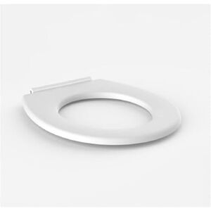 Sanit Iron Mountain Toilet Seat with Hinges Stainless Steel Without Lid, Set of 1, White, 56.022.01.. 0000 Sanit Iron Mountain Toilet Seat with Hinges Stainless Steel Without Lid, Set of 1, White, 56.022.01.. 0000