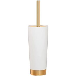 Sealskin Glossy Toilet Brush and Holder, Polyresin, Gold, 9.5 x 33.6 x 9.5 cm Sealskin Glossy Toilet Brush and Holder, Polyresin, Gold, 9.5 x 33.6 x 9.5 cm