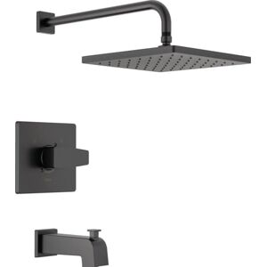 Delta Faucet Modern Raincan Square Single-Function Tub and Shower Trim Kit Black, Tub Faucet Set, Rainfall Shower Head Black, Shower Trim Kit, Matte Black T14468-BL-PP (Valve Not Included) Delta Faucet Modern Raincan Square Single-Function Tub and Shower Trim Kit Black, Tub Faucet Set, Rainfall Shower Head Black, Shower Trim Kit, Matte Black T14468-BL-PP (Valve Not Included)