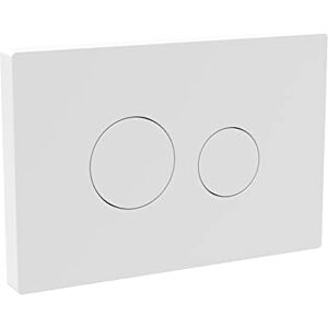 nuie MDPP06R Ceramics Accessories Round Push Button Plate for Pneumatic Dual Flush, 70mm x 99mm, Matt White nuie MDPP06R Ceramics Accessories Round Push Button Plate for Pneumatic Dual Flush, 70mm x 99mm, Matt White