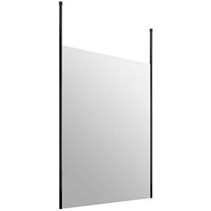 Hudson Reed BGPCP14 Modern Bathroom Black Profile Free Standing Wetroom Screen with 2 Ceiling Posts, 1400mm, Black Hudson Reed BGPCP14 Modern Bathroom Black Profile Free Standing Wetroom Screen with 2 Ceiling Posts, 1400mm, Black