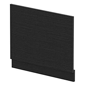 nuie MPD611N Modern Bathroom Straight Bath End Panel and Plinth, 560 x 680 x 36mm, Charcoal Black Woodgrain nuie MPD611N Modern Bathroom Straight Bath End Panel and Plinth, 560 x 680 x 36mm, Charcoal Black Woodgrain