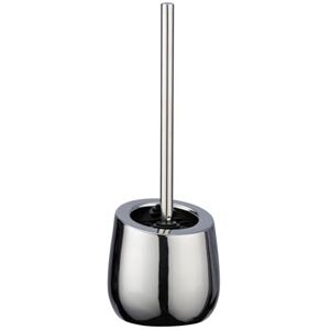 WENKO Badi chrome toilet brush holder with silicone bristles and rim cleaner, Ceramic, 38 x 13.5 x 13.5 cm WENKO Badi chrome toilet brush holder with silicone bristles and rim cleaner, Ceramic, 38 x 13.5 x 13.5 cm