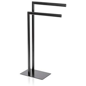 Möve Velvet towel rack 30 x 20 x 82 cm made of coated metal, black Möve Velvet towel rack 30 x 20 x 82 cm made of coated metal, black