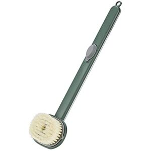 ZXSXDSAX Body Brush Long Handle Liquid Bath Brush Bathroom Body Brushes Back Body Bath Shower Sponge Exfoliating Scrub Massager Skin Cleaning Tools(Color:Green) ZXSXDSAX Body Brush Long Handle Liquid Bath Brush Bathroom Body Brushes Back Body Bath Shower Sponge Exfoliating Scrub Massager Skin Cleaning Tools(Color:Green)