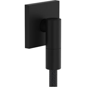 Hansgrohe FixFit Fine E Shower Outlet Elbow, Shower Outlet Connector with Non-Return Valve, Wall Outlet Elbow, matt Black, 28883670 Hansgrohe FixFit Fine E Shower Outlet Elbow, Shower Outlet Connector with Non-Return Valve, Wall Outlet Elbow, matt Black, 28883670