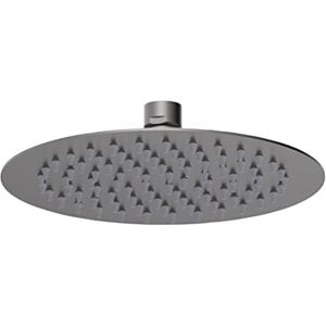 nuie A7082 Arvan Modern Bathroom Round Fixed Shower Head, 200mm x 200mm, Brushed Pewter nuie A7082 Arvan Modern Bathroom Round Fixed Shower Head, 200mm x 200mm, Brushed Pewter